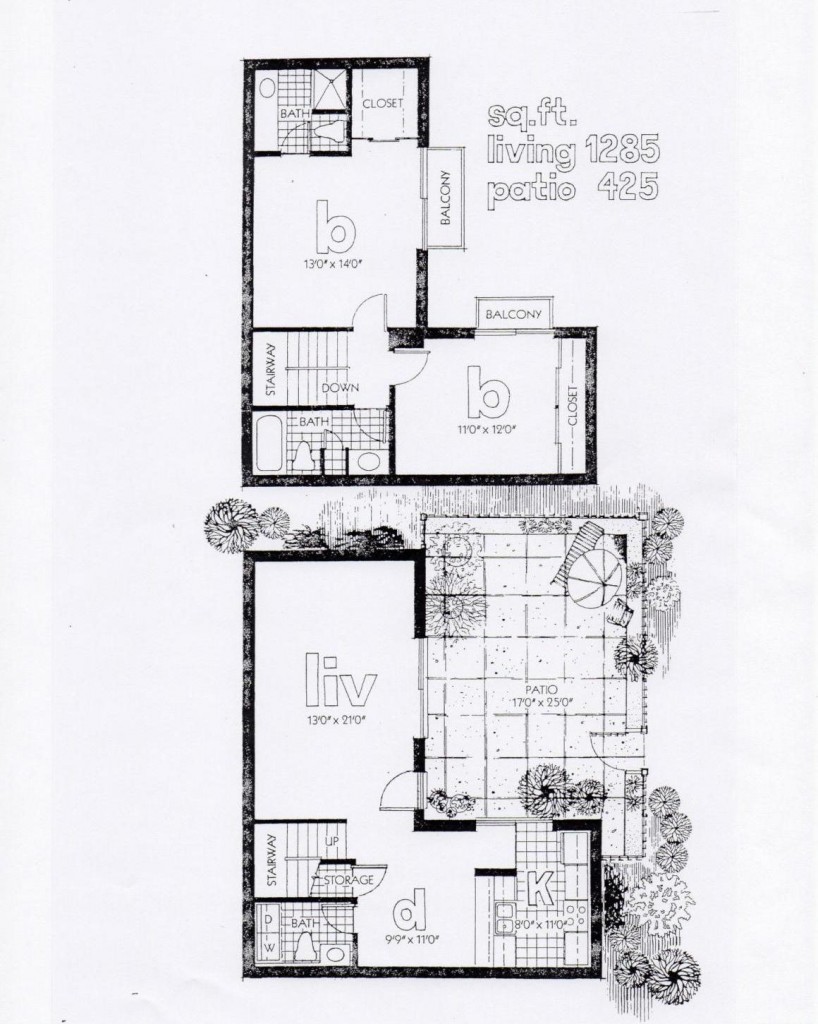 Divosta fourplex floor plan